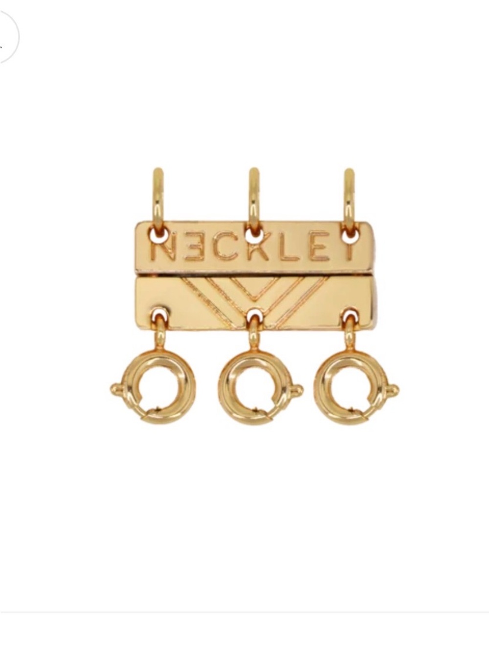 Necklet Triple Layering Magnetic Clasp